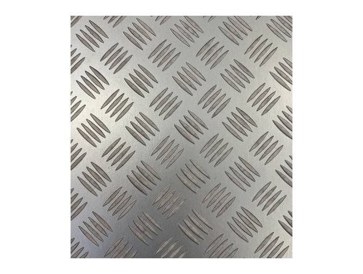 PVC-Bodenbelag Freestyle Riffelblech silbermetall 2 m