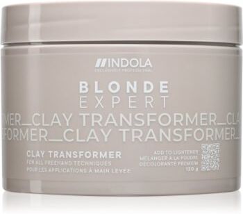 Indola Blond Expert Clay Transformer pó descolorante para cabelo loiro e grisalho 120 g. Blond Expert Clay Transformer