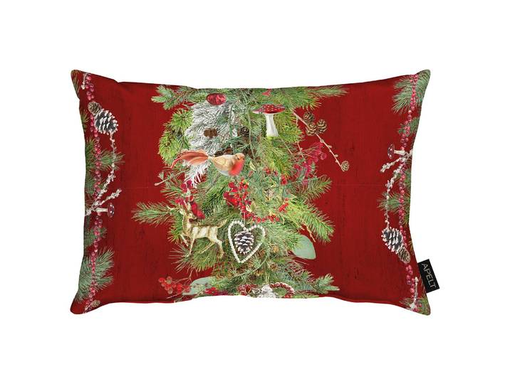 Coussin 9529 Rouge/Rouge 35 x 50cm Coton
