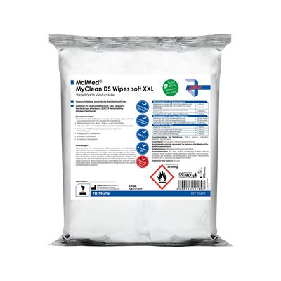 MaiMed® MyClean DS Wipes soft XXL Vorgetränkte Desinfektionstücher 29x29cm
