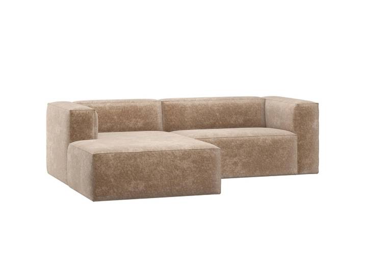 ECKSOFA Bean Taupe 175x254cm