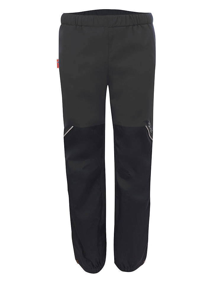 Trollkids Regenhose "Lofoten" in Schwarz - 116