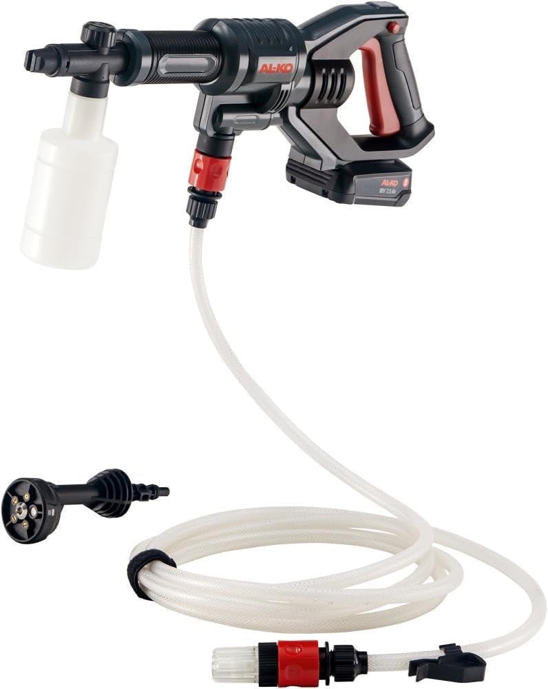 Selius Accu-Hogedrukreiniger 22 Bar 18V Li-Ion met 5-in-1 Sproeier