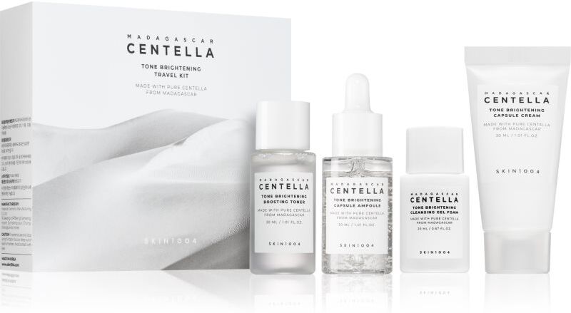 SKIN1004 Madagascar Centella Tone Brightening Travel Kit travel set with a brightening effect