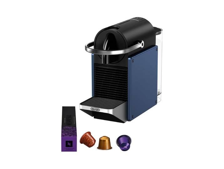 De Longhi EN127 Nespresso Pixie Kaffeemaschine Dunkelblau'