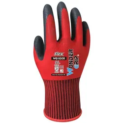 Sicherheitshandschuhe Beschichtet | rot | WG-500R | Größe 10 - rot