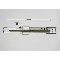 Shark Performance  dB-Absorber Racing Ø28 mm Schraube außen/unten 2 Befestigungsschrauben (ohne Zulassung)