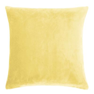 Dekokissen PAD "Smooth", gelb, unifarben, B:50cm L:50cm, Polyester, Dekokissen_Sitzkissen_Kissenhüllen, Perfekte Farbabstimmung, große Farbvielfalt, in verschiedenen Größen