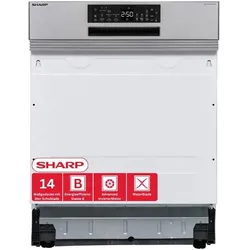 Sharp QW-NA25GS44BS-DE Geschirrspüler 14 Maßgedecke EEK B AquaStop 60cm