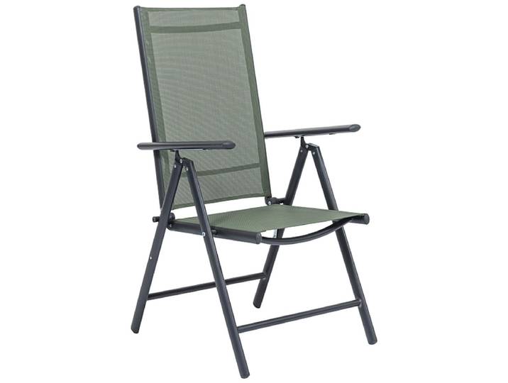 Verstellbarer Gartensessel COLOR Aluminium grün