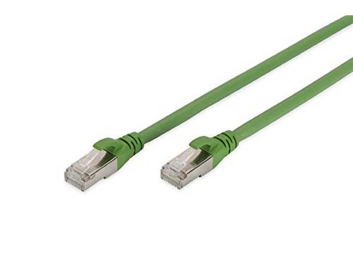DIGITUS LAN kabel Cat 6A - 3m - PUR netwerkkabel - S/FTP afgeschermd - Olie & UV bestendig - Compatibel met Cat 6A - Grijs