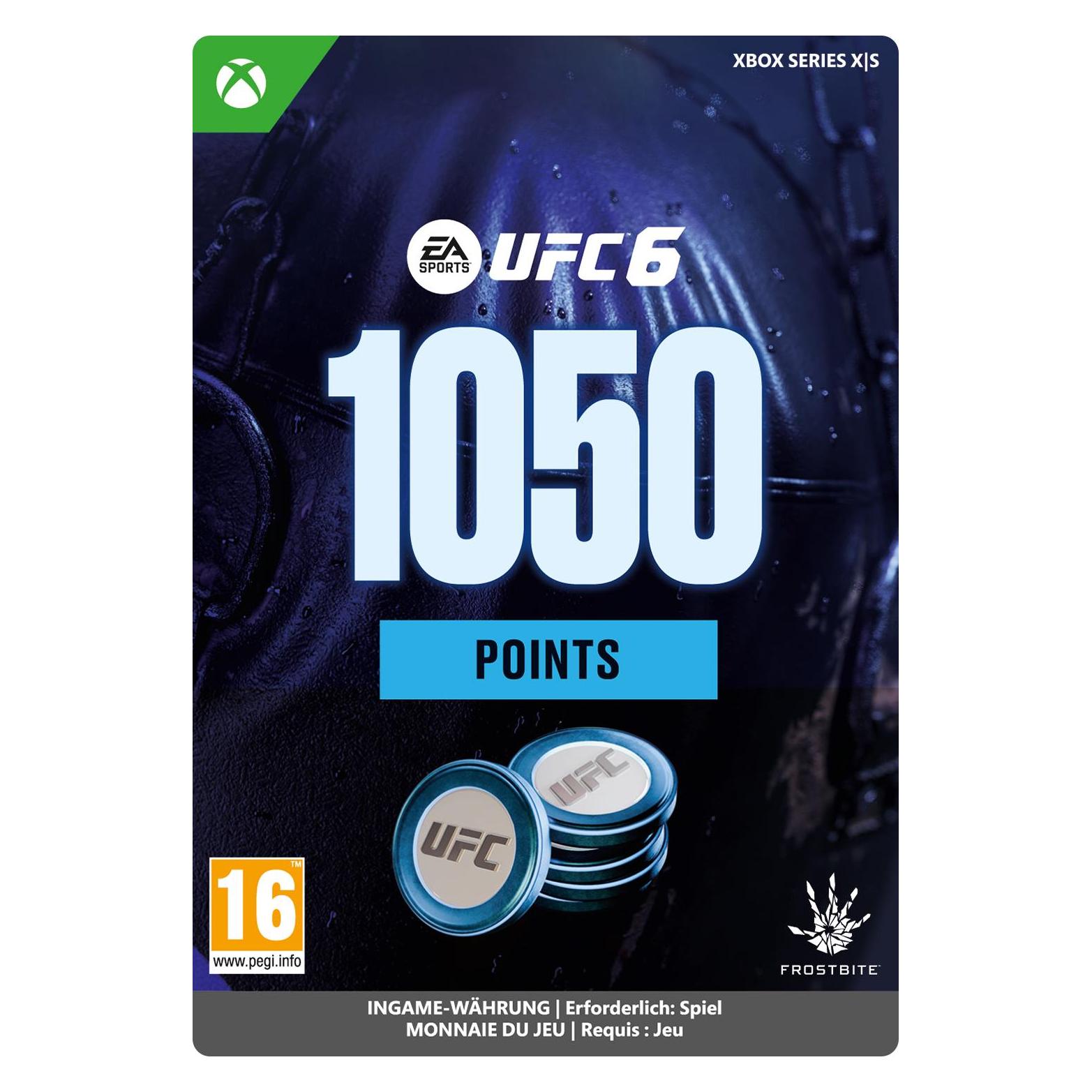 Microsoft Xbox UFC 6 - 1050 POINTS Download Code (7F6-00938)