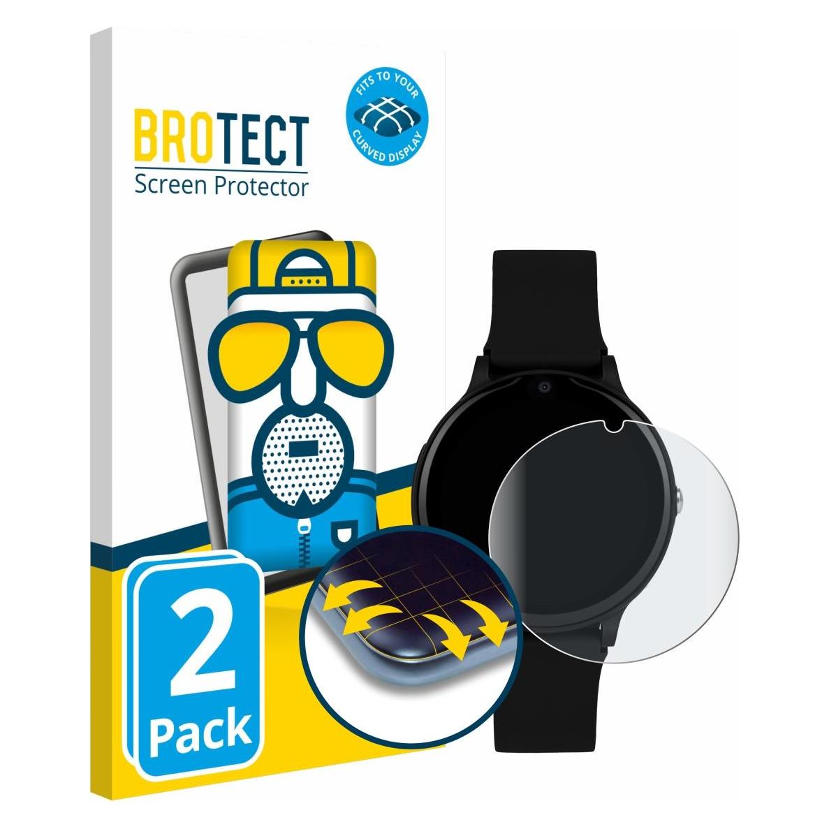 Brotect Fullscreen für One2Track Connect One Schutzfolie Displayschutz Folie Matt Entspiegelungsfolie (5660795)