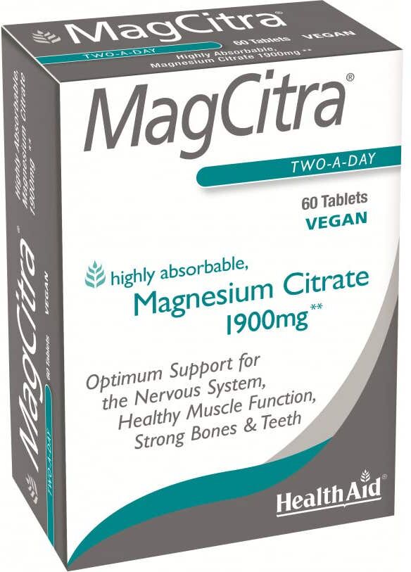 HealthAid Health Aid Magcitra Citrato de Magnésio 1900mg 60 Comp.