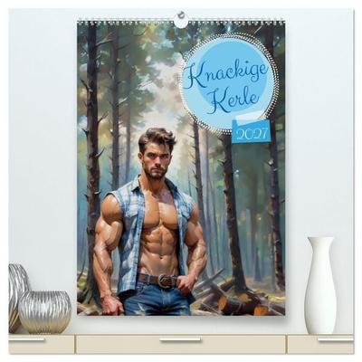 Knackige Kerle (hochwertiger Premium Wandkalender 2027 DIN A2 hoch), Kunstdruck in Hochglanz