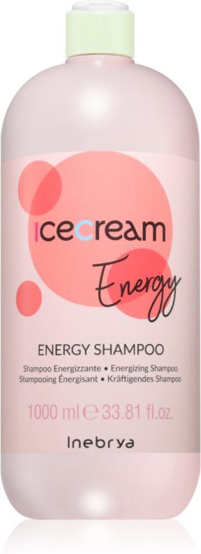 Inebrya Ice Cream Energy Shampoo shampoing anti-chute 1000 ml