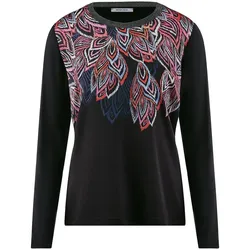 Blusen-Shirt Peter Hahn schwarz, 36