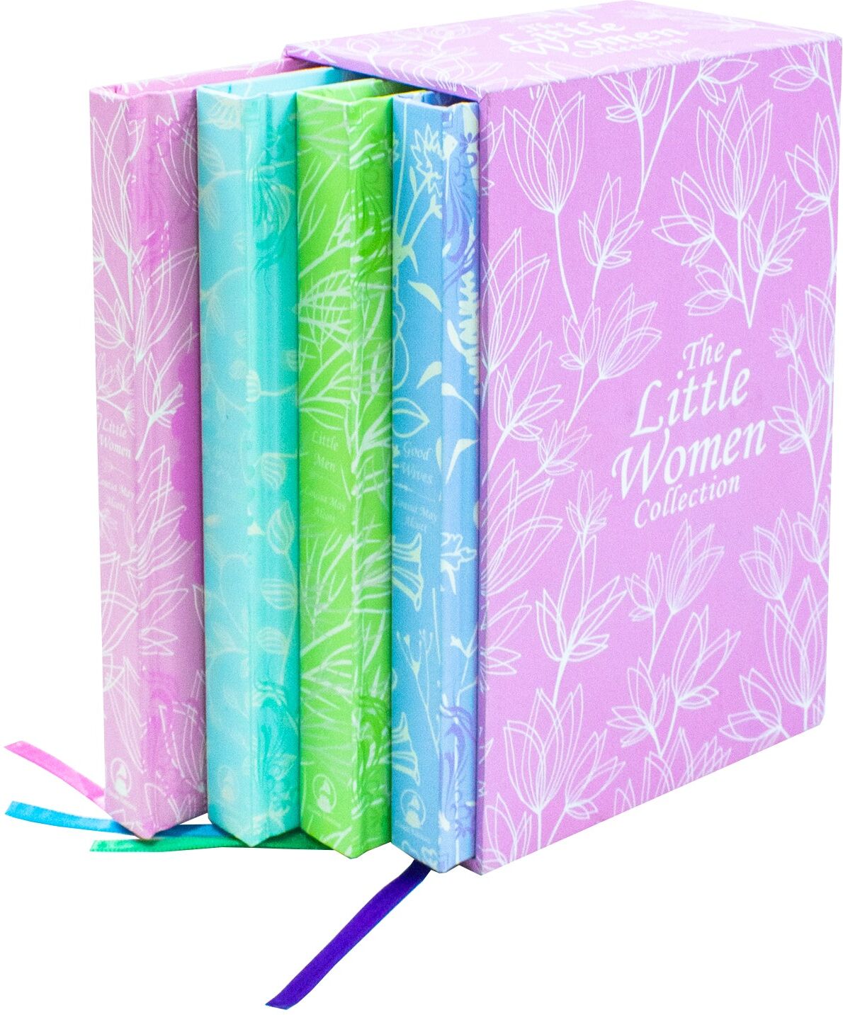 Classic Editions Little Women 4 Book Hardback Collection Set by Louisa May Alcott - Classic Fiction - Little Women, Good Wives, Little Men, Jo's Boys