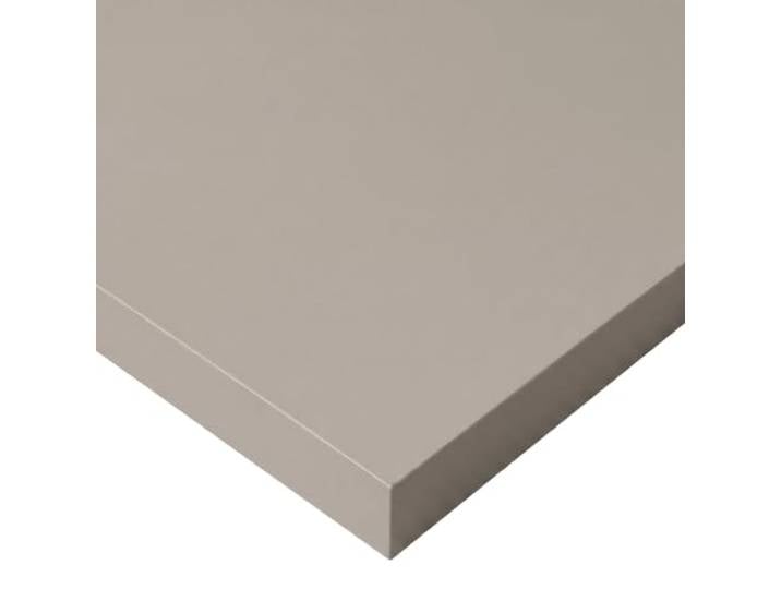 POKAR Tischplatte 180x80 cm Schreibtischplatte 25 mm Stärke Ideal für höhenverstellbare Schreibtische und Esstische Robust und Langlebig Made in EU Lehmgrau