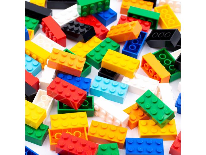 LEGO® Platten und Steine, bunt gemischt Spielbausteine