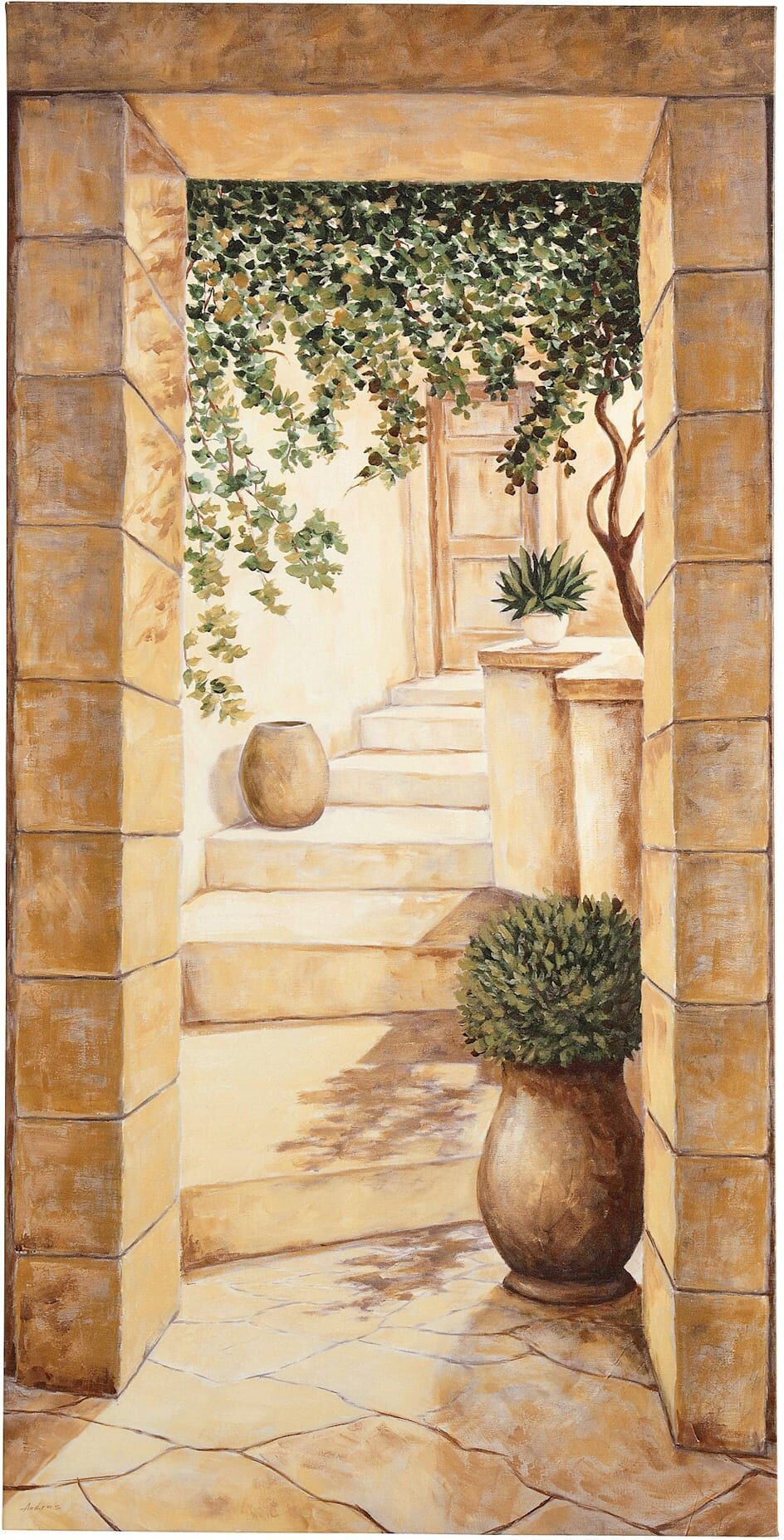 Bild HEINE HOME, beige (farbe bild(er): natur), B:75cm H:150cm, Bilder, Bild