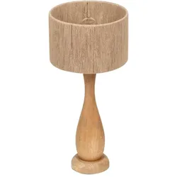 Trio, Tischlampe, TOBA - Tafellamp - Natuurlijk - excl. 1x E27 4 W - Snoerschakelaar (E27)