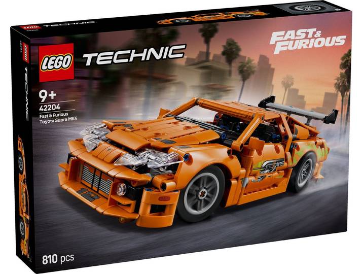LEGO® LEGO® Technic 42204 Fast and Furious Toyota Supra MK4 Konstruktionsspielsteine, (810 St)