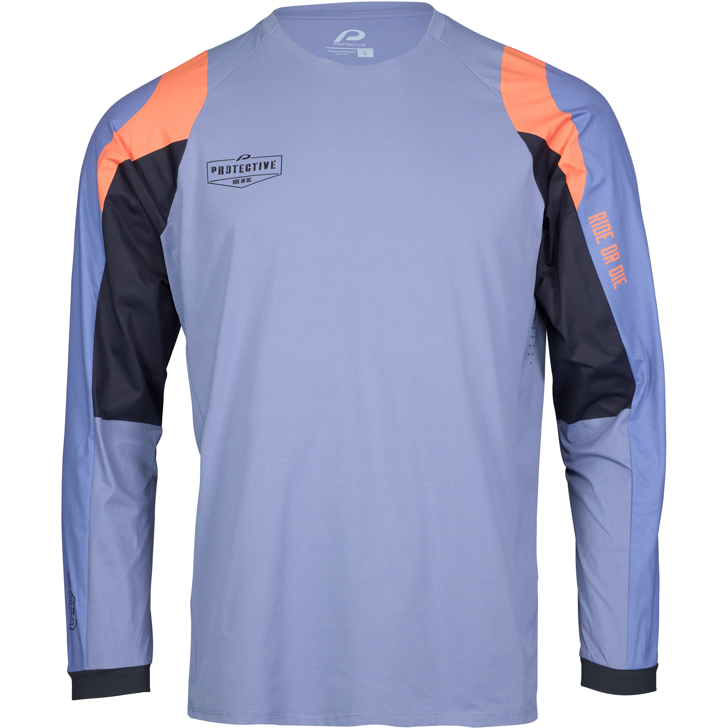 Protective Gambler Trikot Herren Radtrikots blau Größe L Mountainbike Schnell trocknend