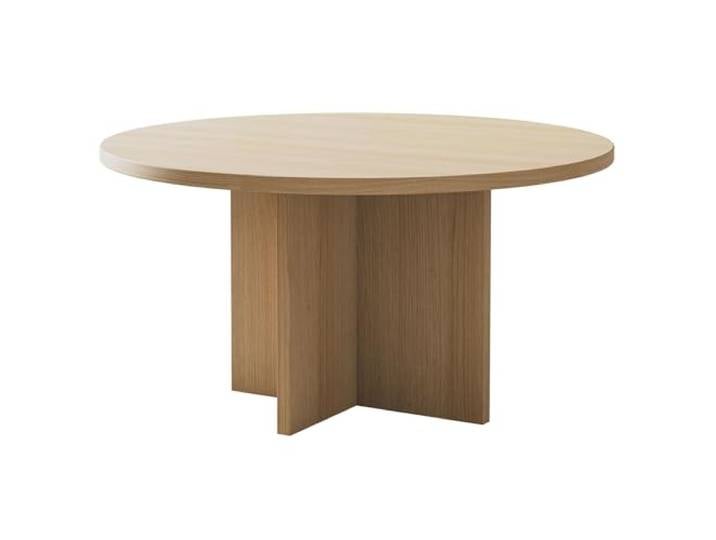 Selsey OVO - Table Basse Ronde - 76x76 - Couleur du Frêne–Chêne Lindberg