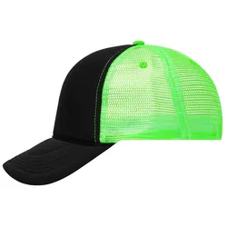 Mesh Basecap "MB6550" Retro - black/neon-green