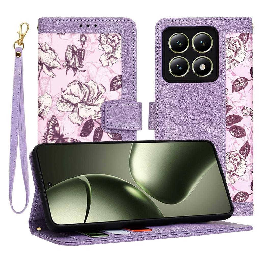 Techsuit - FlipCraft - Xiaomi 14T - Mysterious Purple (Xiaomi 14T) (56362468)