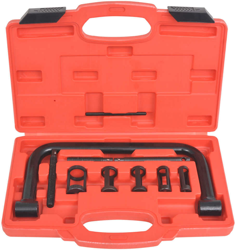 vidaXL Kit de 10 outils de compresseur de ressort à valve