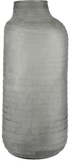 Atlas Lighting and Home Atlas Otto Frosted Glass Matte Gray Vase