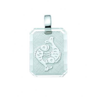 Sternzeichenanhänger ADELIA´S "Sternzeichen Anhänger Fische 925 Silber", silber, Schmuckanhänger, Herren, Fische, Silber 925 (Sterlingsilber), Silberanhänger Fische