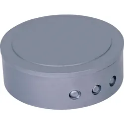 Kopp 341820006 Kunststoff-Abzweigbaldachin, Ø75mm, Farbe: silber  - 20 Stück
