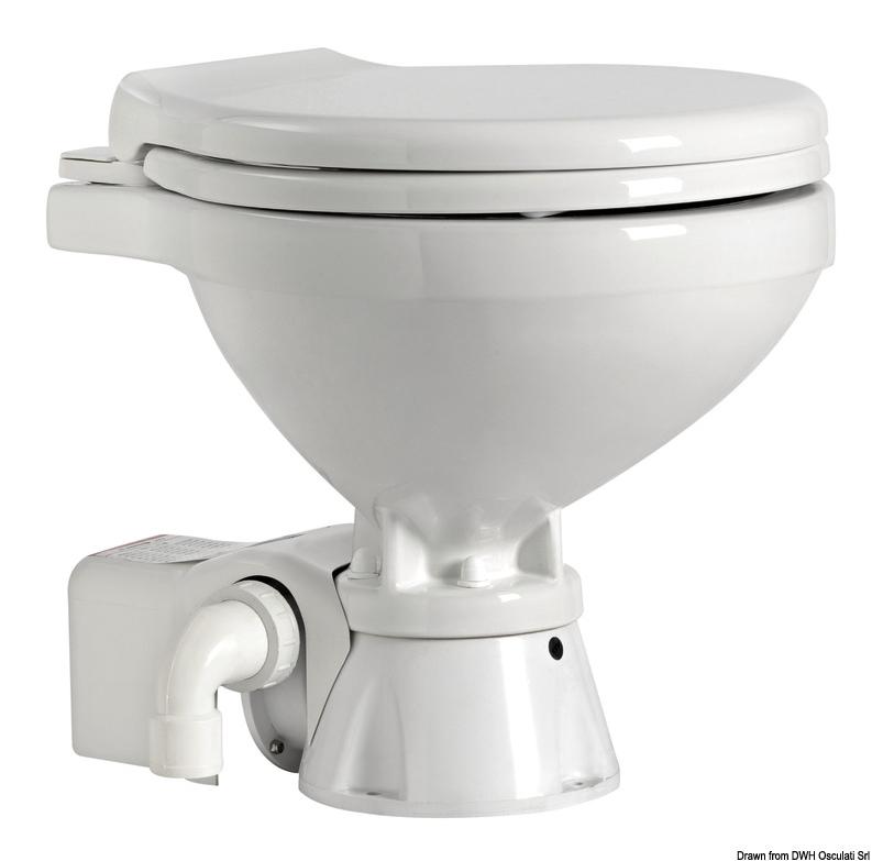 WC SILENT Space Saver - niedrige Schüssel - Osculati 50.210.12