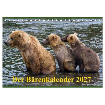 Der Bärenkalender 2027 CH-Version (Tischkalender 2027 DIN A5 quer), CALVENDO Monatskalender