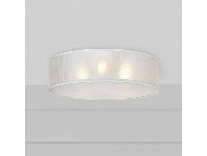 Plafonnier Hiro 45 x 14 x 45cm Blanc/Noir Fer / Polypropylène E27