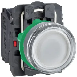 Schneider Electric XB5AWCUST10 Leuchtdrucktaster, Kunststoff, komplett, 22mm, kundenspezifisch via Konfigurator