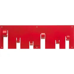 Modern wall Wandgarderobe, rot
