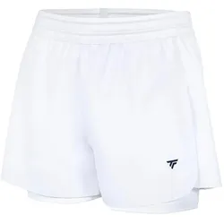 Tecnifibre, Mädchen, Sporthose, Team Stretch Shorts Weiss Mädchen (152), Weiss
