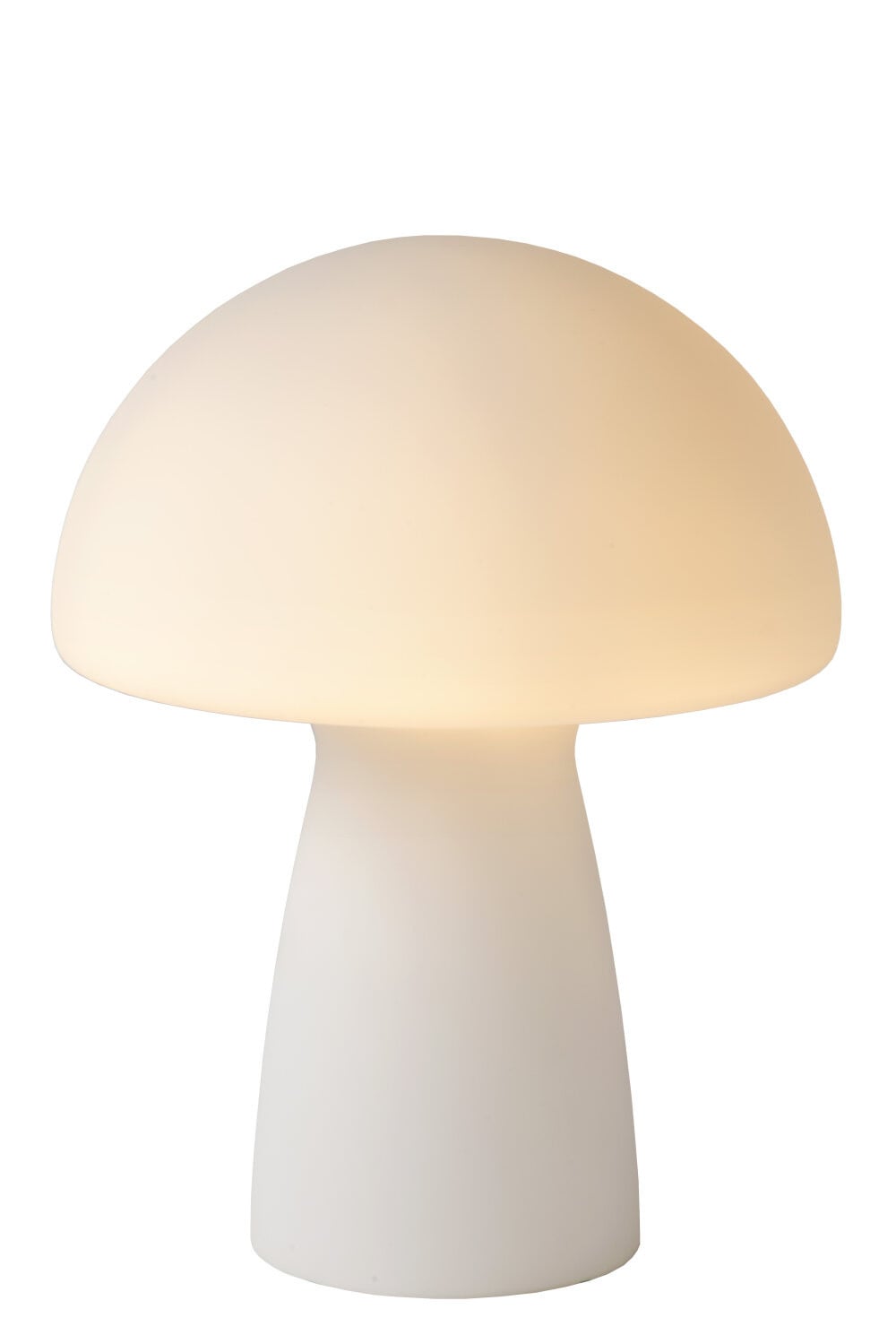 Lucide FUNGO Tafellamp Wit Glas E27