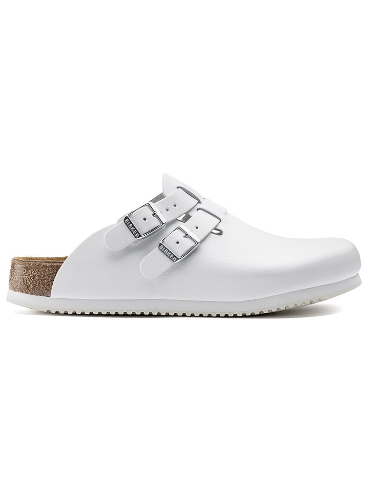 Birkenstock Leder-Clogs "Kay" in Weiß - 39