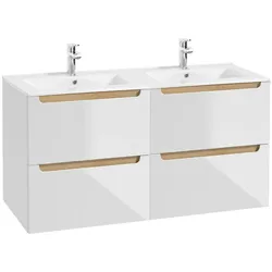 DOPPELWASCHTISCH 120cm Livia Weiß