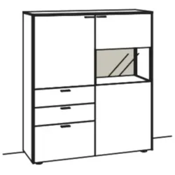 Venjakob Sentino 3000 Highboard 5277