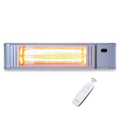 VASNER Teras X20 Infrarot Heizstrahler Terrassenstrahler 2000 Watt Silber, IP65 Schutz vor Regen / Strahlwasser