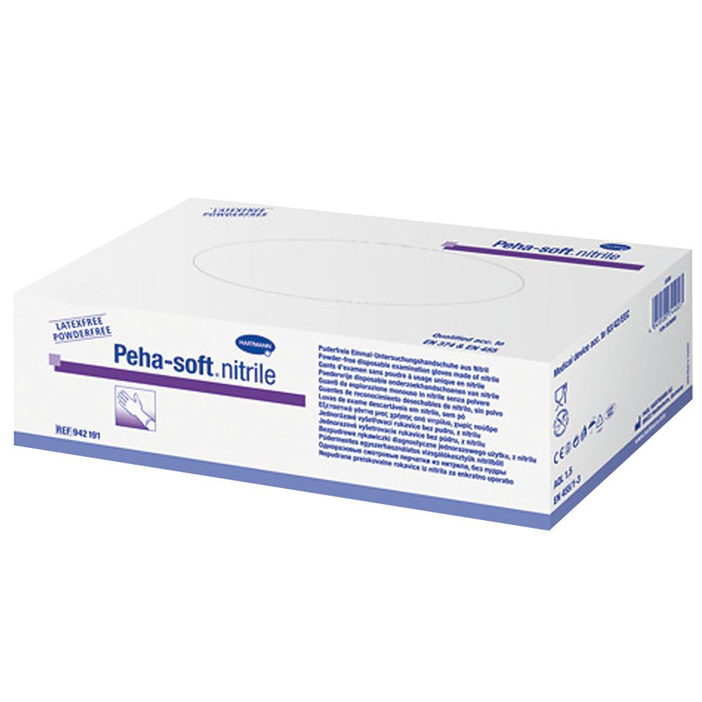 Peha-Soft nitrile Unt.Handsch.unste.puderfrei XL 90 St Handschuhe