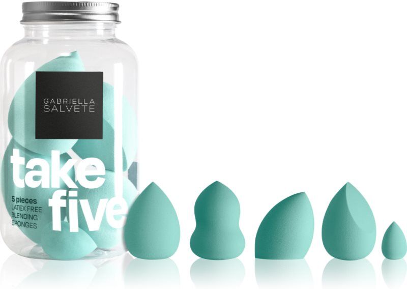 Gabriella Salvete Tools Take Five set d'applicateurs visage teinte Light Green