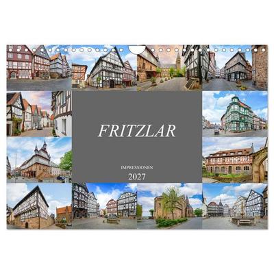 Fritzlar Impressionen (Wandkalender 2027 DIN A4 quer), CALVENDO Monatskalender