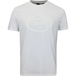 HUGO BOSS T-Shirt Logo Heritage, weiss